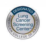 The designated Lung Cancer Screening Center badge from the American College of Radiology.