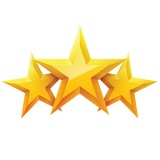 The Three-Star Rating CABG logo from the Society of Thoracic Surgeons.