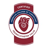 The Transcatheter Valve Certification logo from the American College of Cardiology.