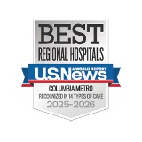 The Best Regional Hospitals badge from the US News and World Report.